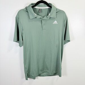 Adidas Men's Green Golf‎ Polo Shirt Sz Medium